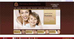 Desktop Screenshot of dentistrydivinesmile.com